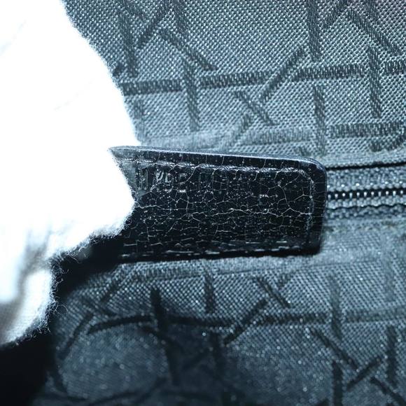 Christian Dior Canage Tote Bag Canvas Black Silver Auth bs18170 - Picture 12 of 16